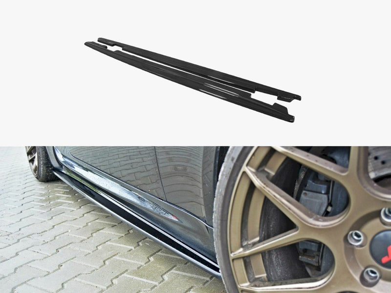 Maxton Design Side Skirts Splitters Bmw M6 E63 (2005-2010) - Carbon Look