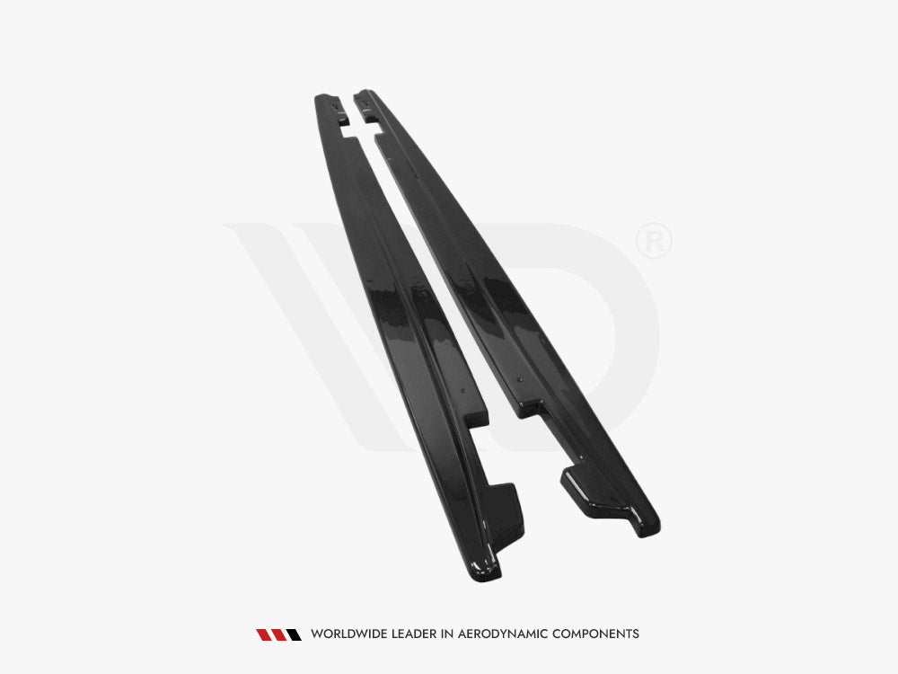 Maxton Design Side Skirts Splitters Bmw M6 E63 (2005-2010) - Carbon Look
