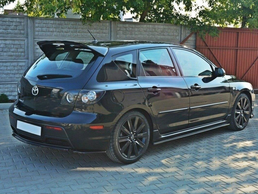 Maxton Design Central Rear Splitter Mazda 3 MPS Mk1 US-Spec Version