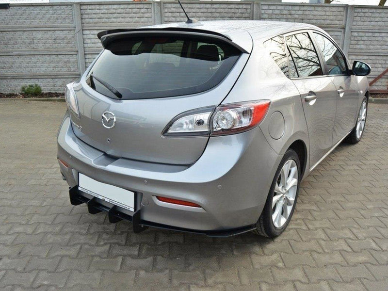 Maxton Design Mazda 3 MK2 Sport (Preface) Rear Diffuser & Rear Side Splitters