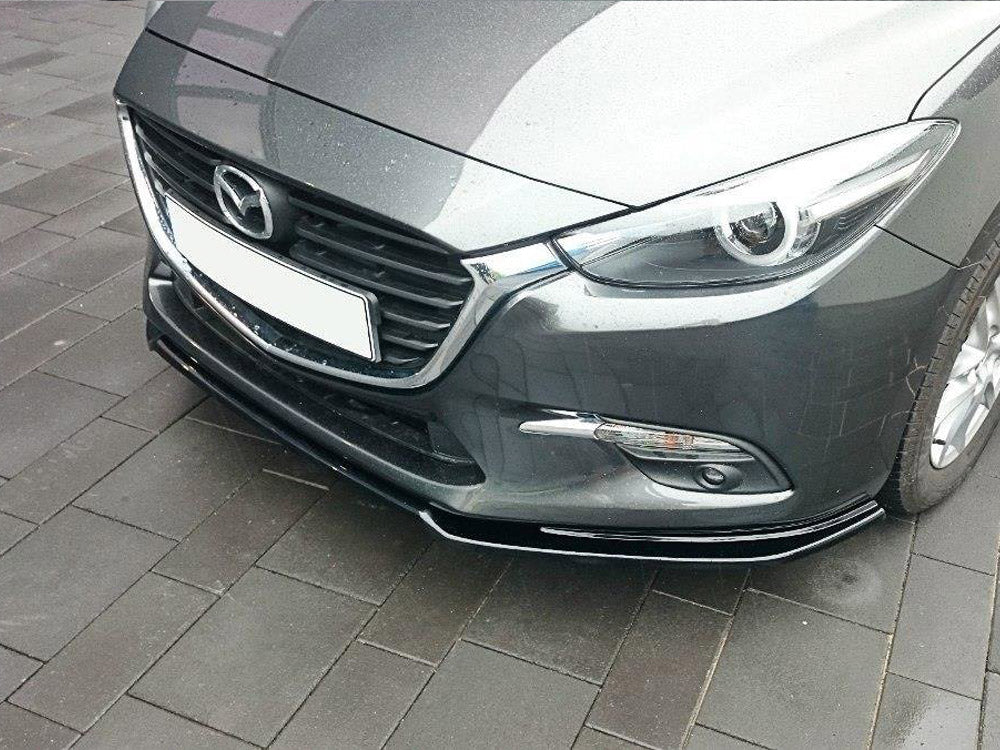Maxton Design Front Splitter V.1 Mazda 3 Mk3 Facelift