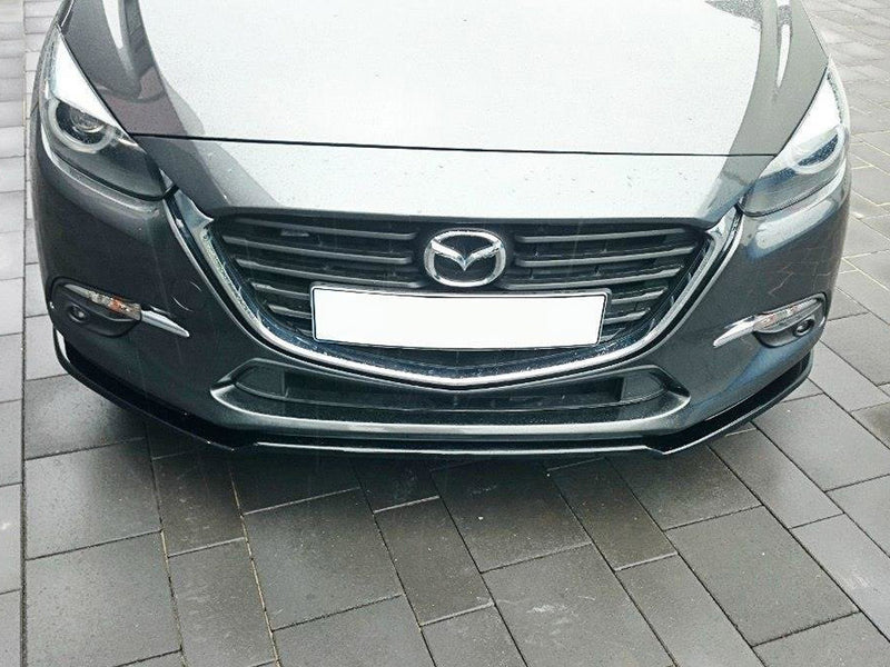 Maxton Design Front Splitter V.1 Mazda 3 Mk3 Facelift