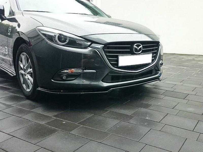 Maxton Design Front Splitter V.1 Mazda 3 Mk3 Facelift