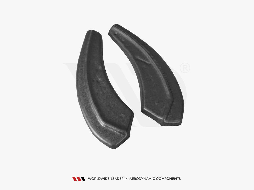 Maxton Design Rear Side Splitters Mazda 3 Mk3 Facelift - Carbon Look