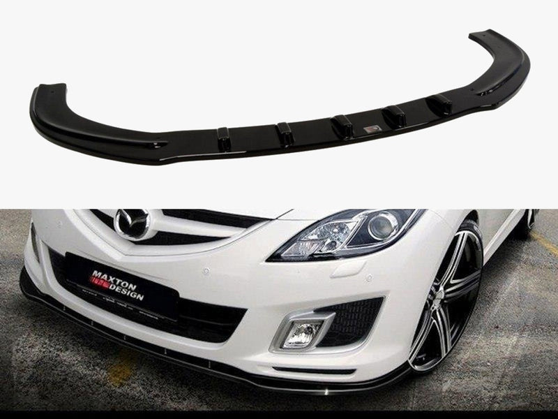 Maxton Design Front Splitter Mazda 6 MK2 (For Dynamic Sport Version) (2008-2010) - Carbon Look