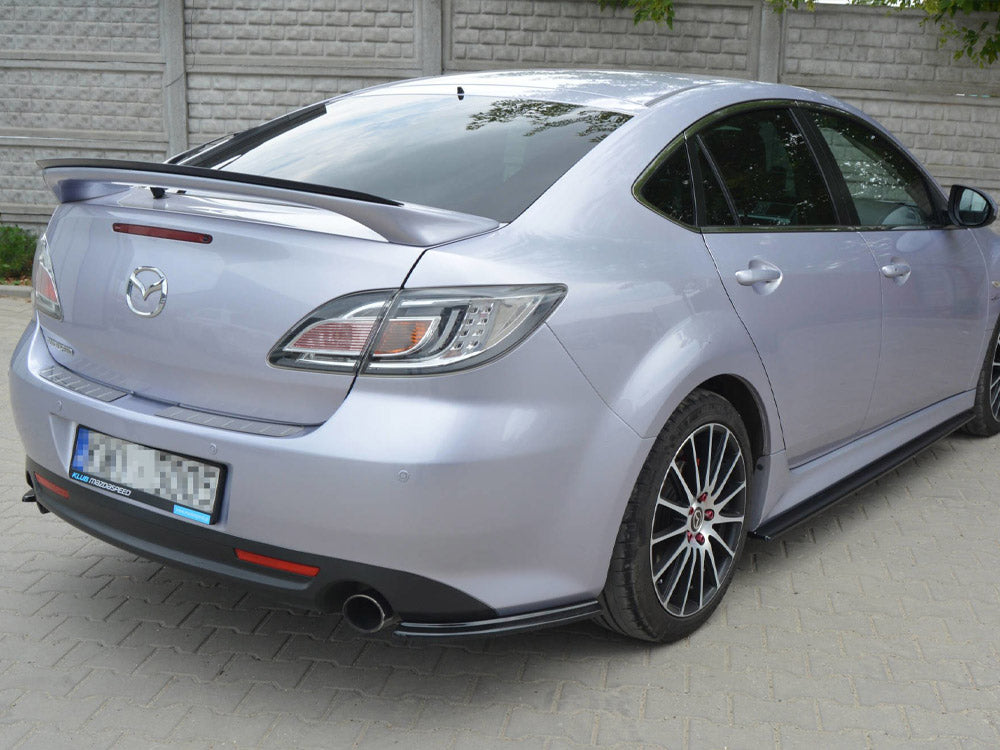 Maxton Design Spoiler Extension CAP  Mazda 6 MK2 Sport Hatch (Gh-series) Pre-facelift (2008-2010)