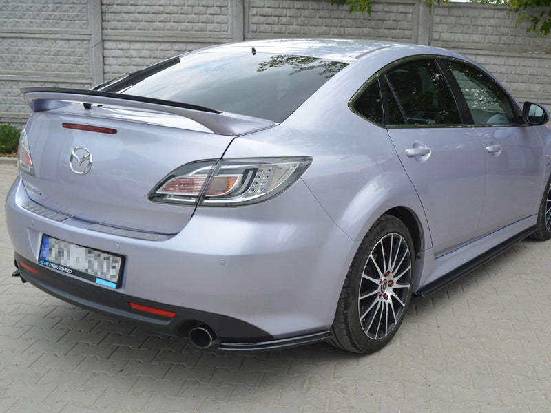 Maxton Design Spoiler Extension CAP  Mazda 6 MK2 Sport Hatch (Gh-series) Pre-facelift (2008-2010)