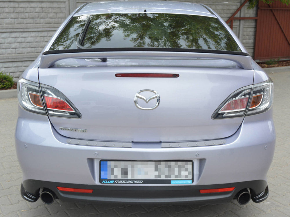 Maxton Design Rear Side Splitters  Mazda 6 MK2 Sport Hatch (Gh-series) Pre-facelift (2008-2010) - Textured