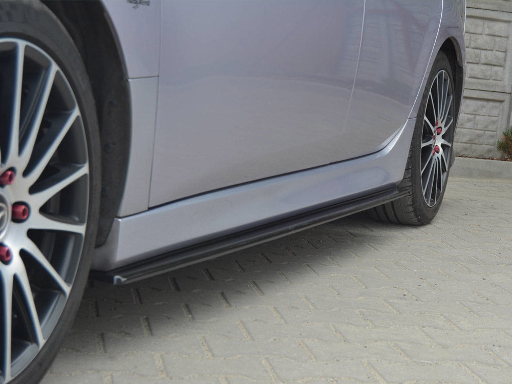 Maxton Design Side Skirts Splitters  Mazda 6 MK2 Sport Hatch (Gh-series) Pre-facelift (2008-2010) - Carbon Look