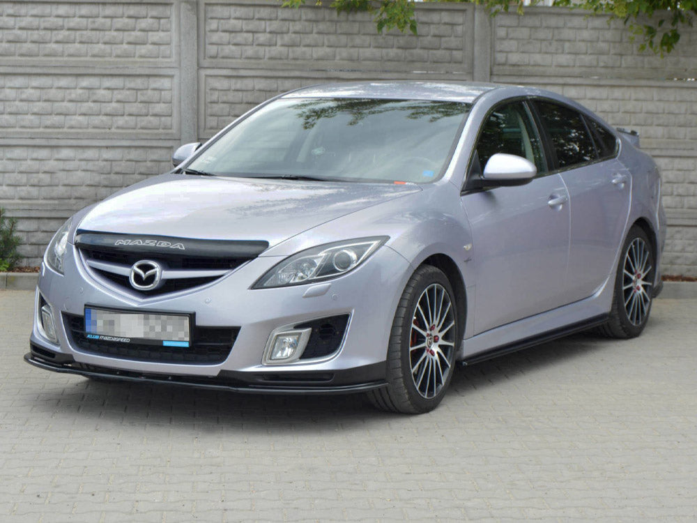 Maxton Design Side Skirts Splitters  Mazda 6 MK2 Sport Hatch (Gh-series) Pre-facelift (2008-2010) - Textured