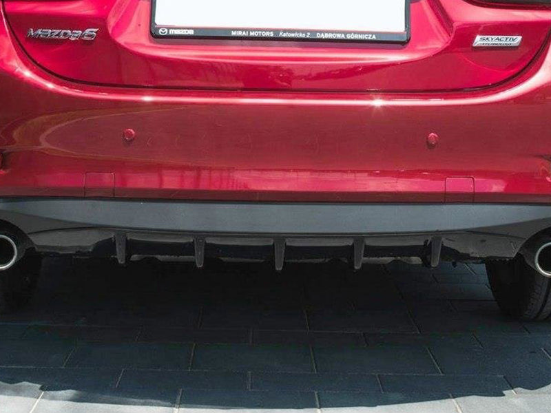 Maxton Design Rear Valance Mazda 6 GJ (Mk3) Facelift (2014-2017) - Textured