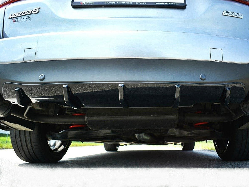 Maxton Design Rear Valance Mazda 6 GJ (MK3) (2012-2014) - Carbon Look