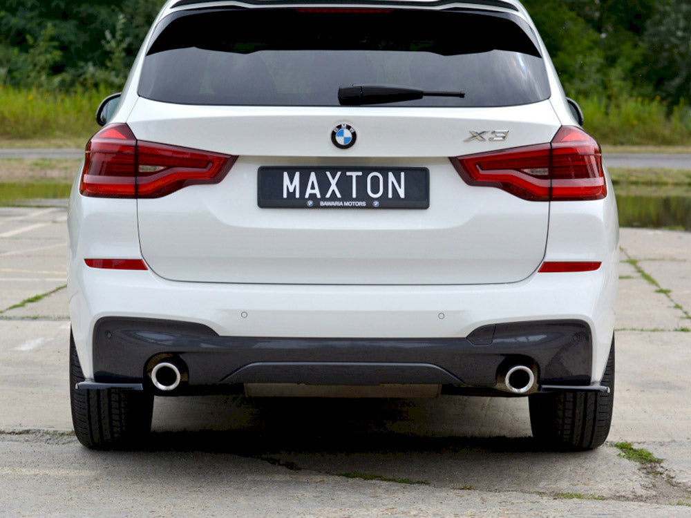 Maxton Design Rear Side Splitters BMW X3 G01 M-Pack - Carbon Look