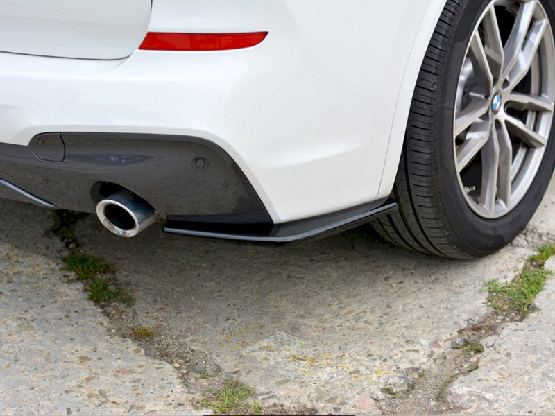 Maxton Design Rear Side Splitters BMW X3 G01 M-Pack - Carbon Look