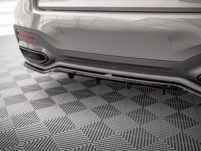 Maxton Design Rear Splitter (Vertical Bars) V.1 BMW 7 M-Pack G11 / G12 Facelift