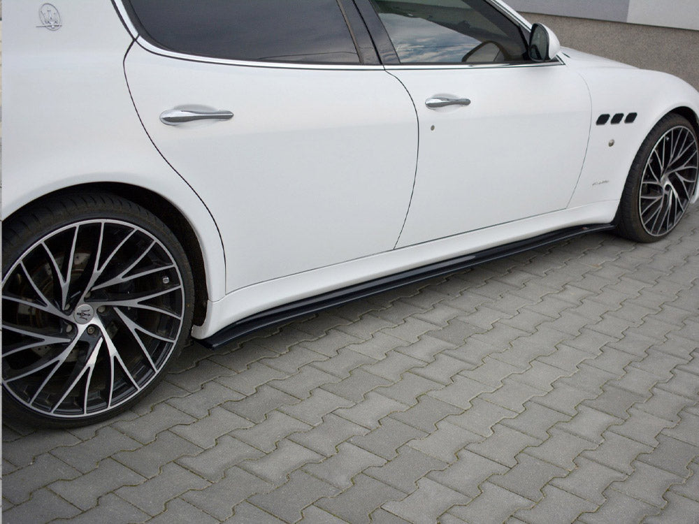 Maxton Design Side Skirts Diffusers Maserati Quattroporte MK5 Facelift (2009-2012)