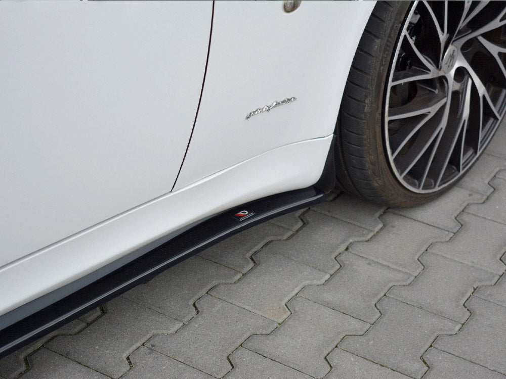 Maxton Design Side Skirts Diffusers Maserati Quattroporte MK5 Facelift (2009-2012)