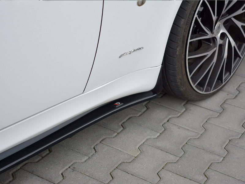 Maxton Design Side Skirts Diffusers Maserati Quattroporte MK5 Facelift (2009-2012)
