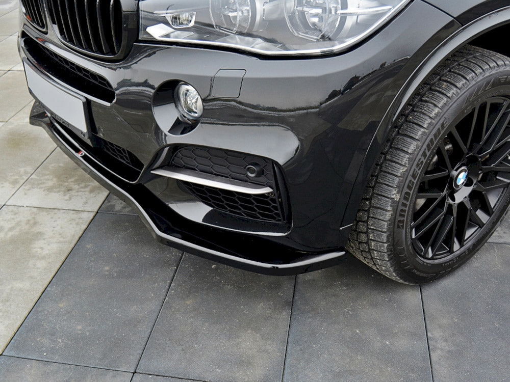 Maxton Design Front Splitter V.1 BMW X5 F15 M50D (2014-2018) - Textured