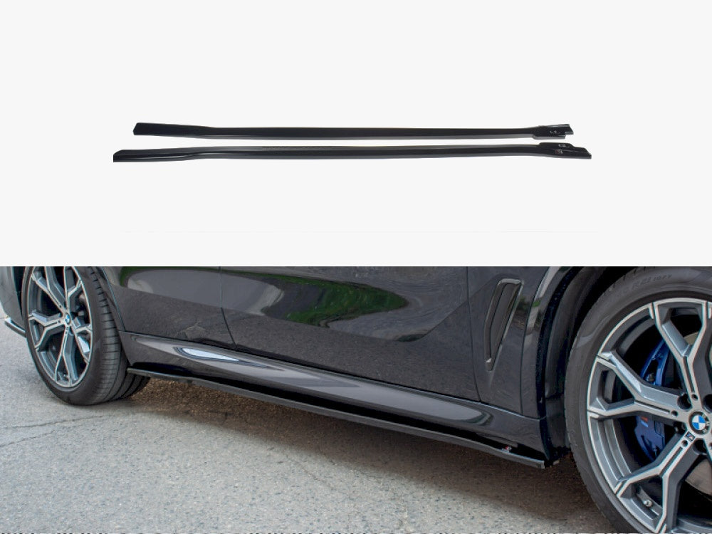Maxton Design Side Skirts Diffusers BMW X5 M-Sport G05 - Textured