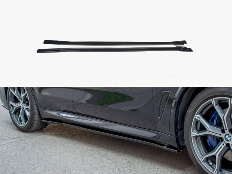 Maxton Design Side Skirts Diffusers BMW X5 M-Sport G05 - Textured