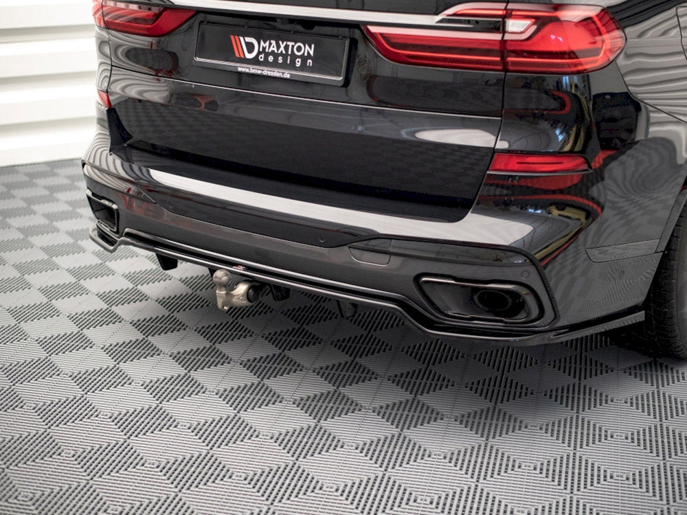 Maxton Design Rear Splitter (Vertical Bars) BMW X7 M-Pack G07