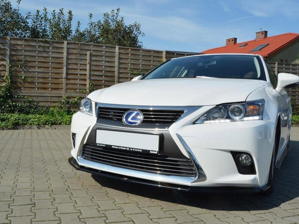 Maxton Design Front Splitter V.1 Lexus CT MK1 Facelift (2013-2017) - Carbon Look