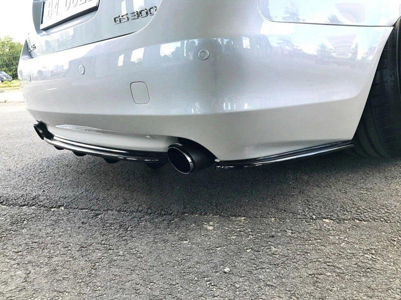 Maxton Design Central Rear Splitter (Vertical Bars) Lexus GS 300 Mk3 Facelift