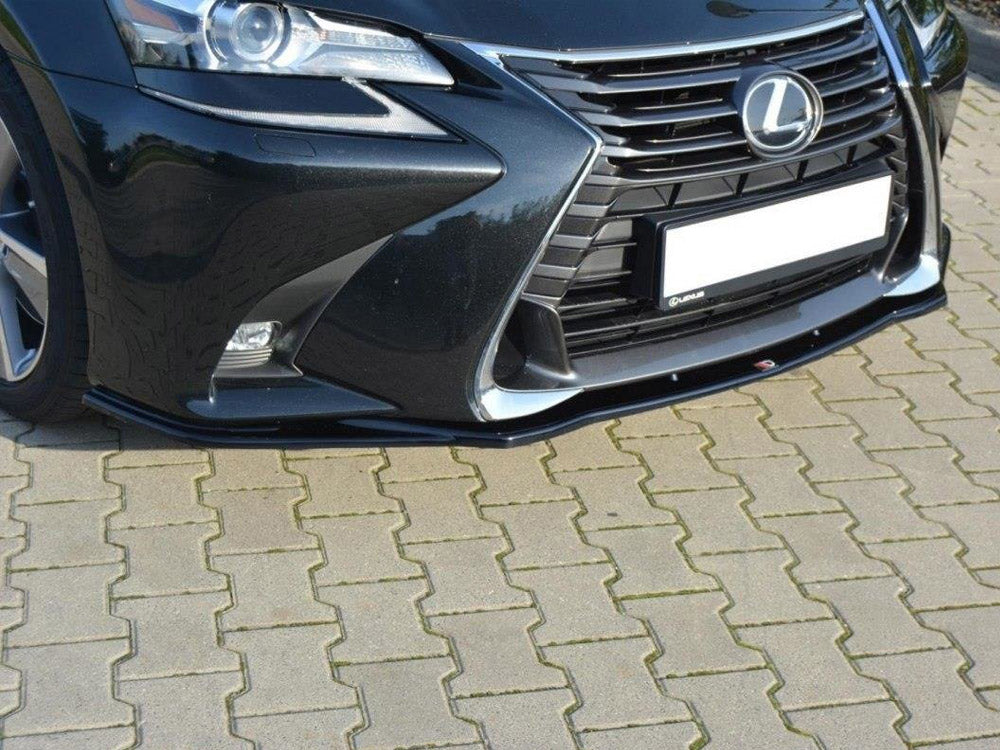 Maxton Design Front Splitter V.1 Lexus GS MK4 Facelift - Carbon Look