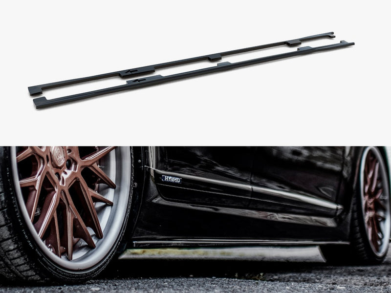 Maxton Design Side Skirts Diffusers Lexus LS Long Wheelbase MK4 Facelift (2012-2017)