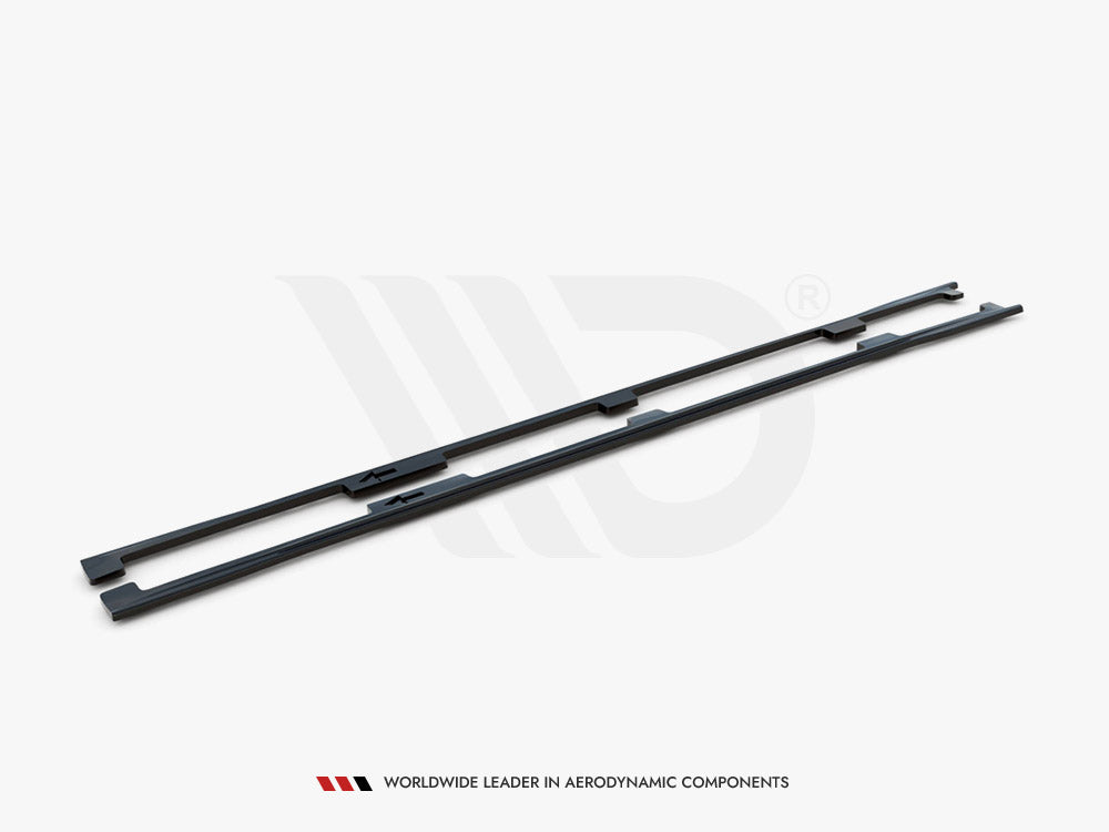 Maxton Design Side Skirts Diffusers Lexus LS Long Wheelbase MK4 Facelift (2012-2017)