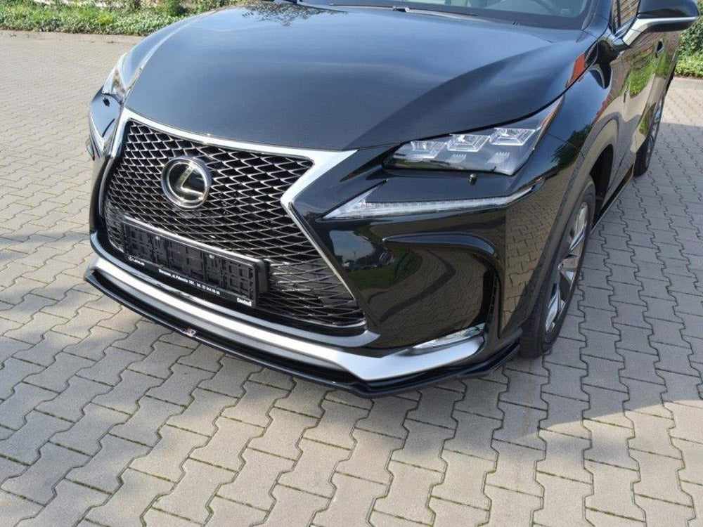 Maxton Design Front Splitter Lexus NX MK1 F-sport (2014- 2017) - Textured