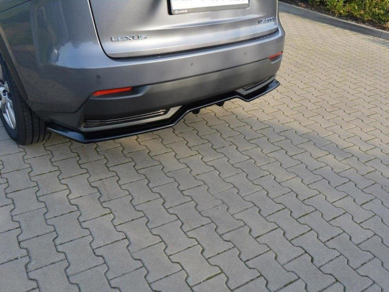 Maxton Design Rear Splitter (Vertical Bars) Lexus NX Mk1 H