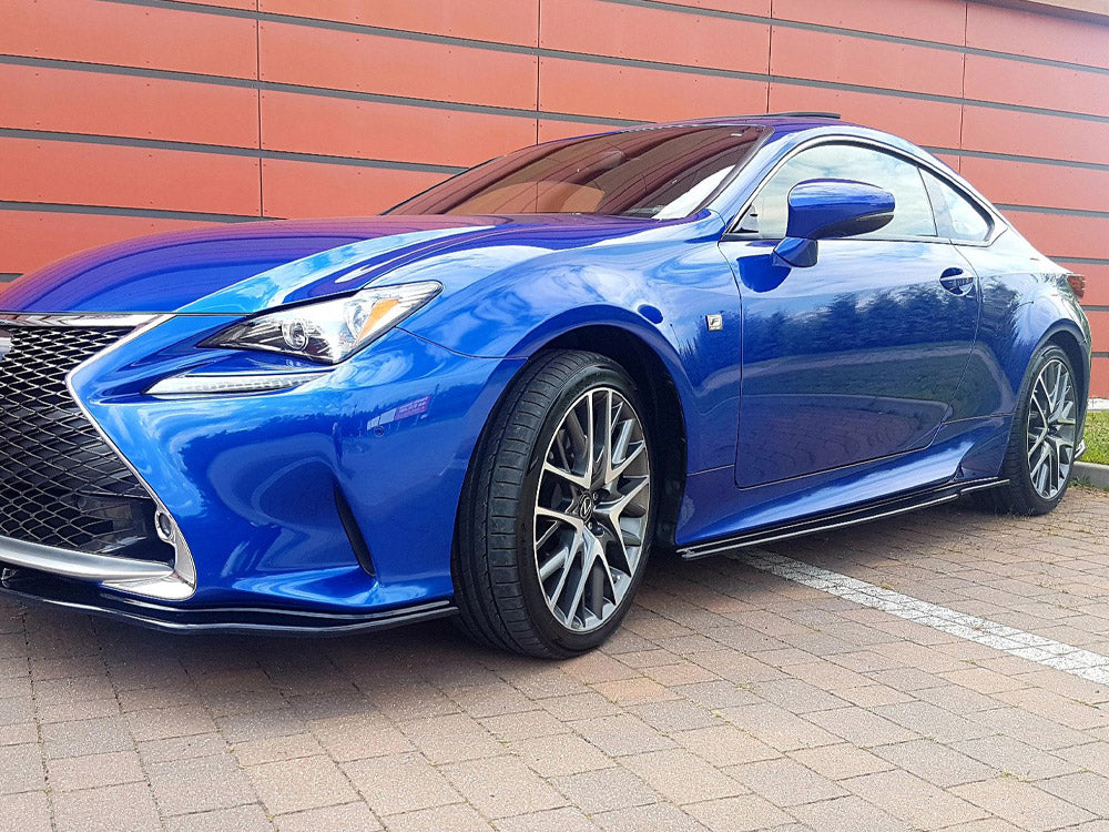 Maxton Design Side Skirts Diffusers Lexus RC (2014-UP) - Carbon Look