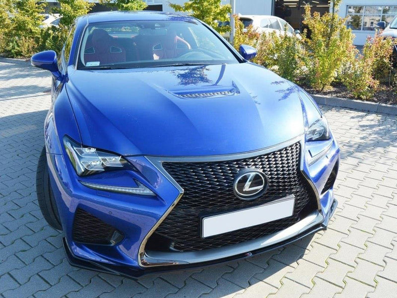 Maxton Design Front Splitter V.1 Lexus RC F (2014-2019) - Carbon Look