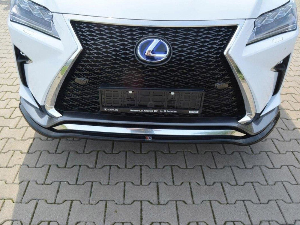 Maxton Design Front Splitter V.1 Lexus RX MK4 F-sport - Carbon Look