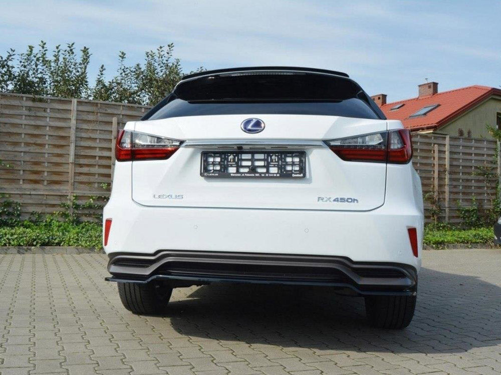 Maxton Design Central Rear Splitter Lexus RX Mk4 H