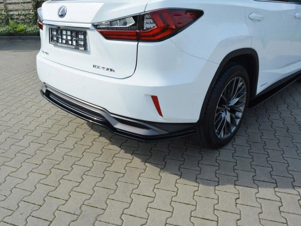 Maxton Design Central Rear Splitter Lexus RX Mk4 H