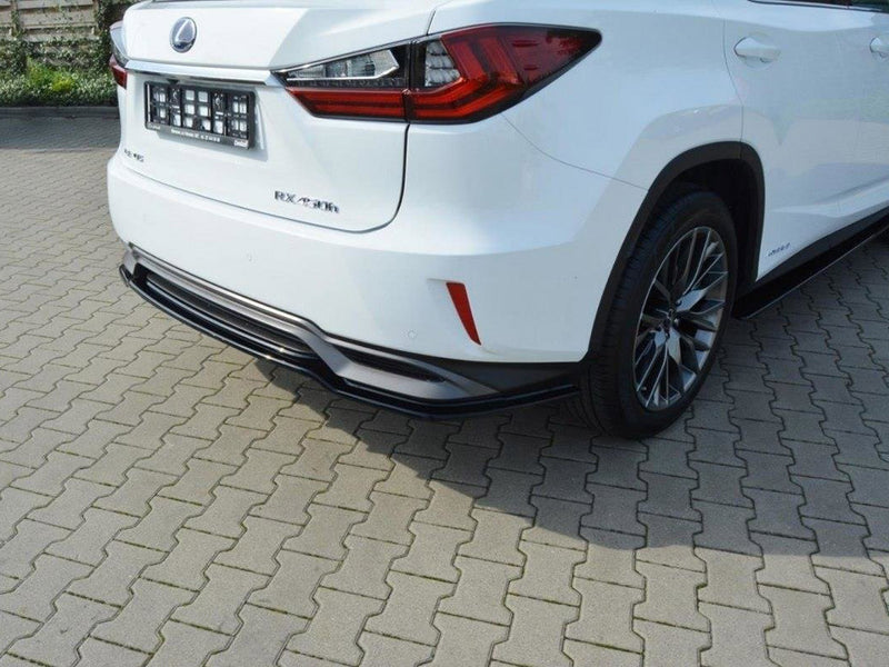 Maxton Design Central Rear Splitter Lexus RX Mk4 H
