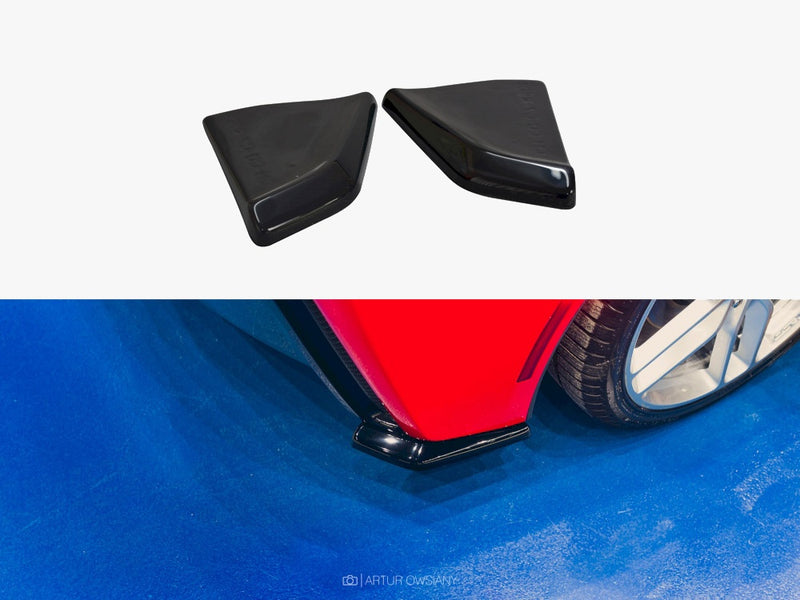 Maxton Design Rear Side Splitters V.1 Chevrolet Corvette Stingray / Grand Sport C7 - Carbon Look