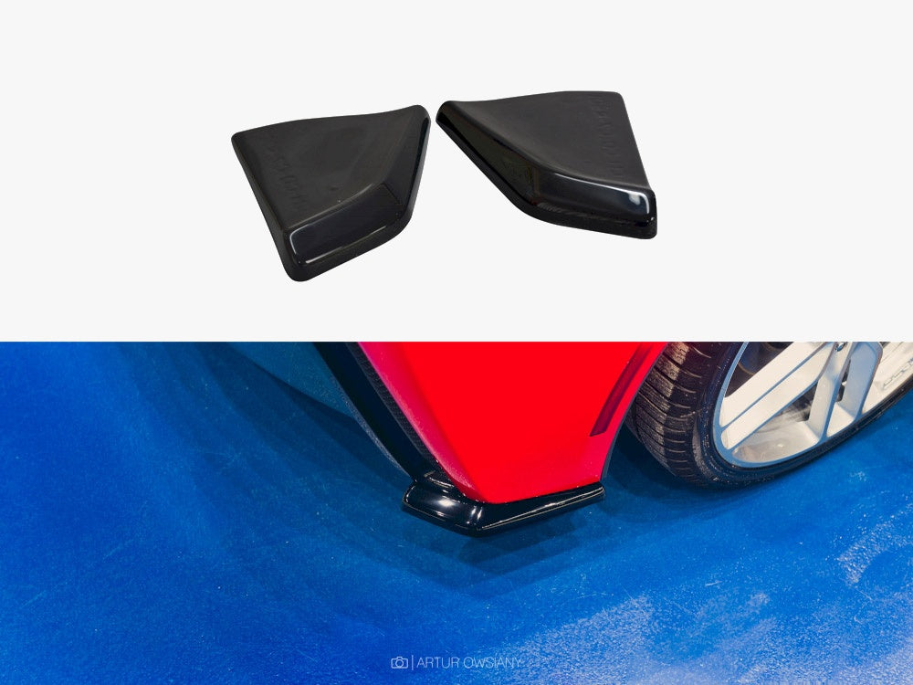Maxton Design Rear Side Splitters V.1 Chevrolet Corvette Stingray / Grand Sport C7 - Textured