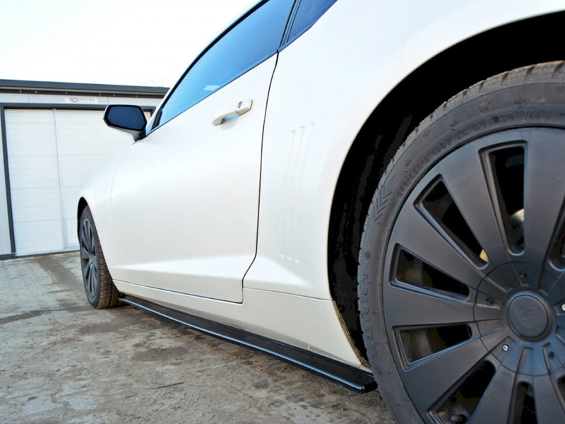 Maxton Design Side Skirts Diffusers Chevrolet Camaro V SS - US Version (Preface) (2009-2013)