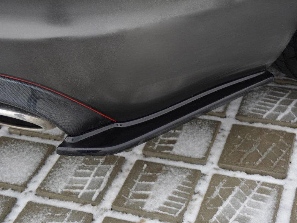 Maxton Design Rear Side Splitters Jaguar XF (X250) MK1 Sportbrake S-pack (2012-2015) - Carbon Look