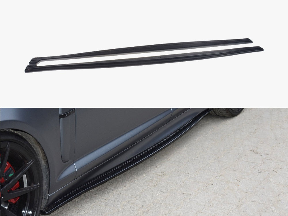 Maxton Design Side Skirts Diffusers Jaguar XF- R (2007-2011)