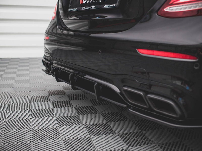 Maxton Design Street PRO Rear Diffuser Mercedes E63 AMG Estate / Sedan S213 / W213 (2017-2021)