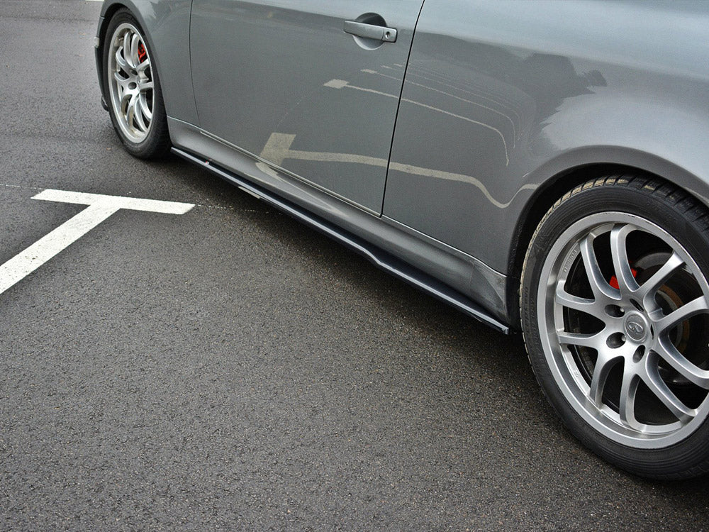 Maxton Design Side Skirts Splitters  Infiniti G35 Coupe (2003-2007) - Carbon Look