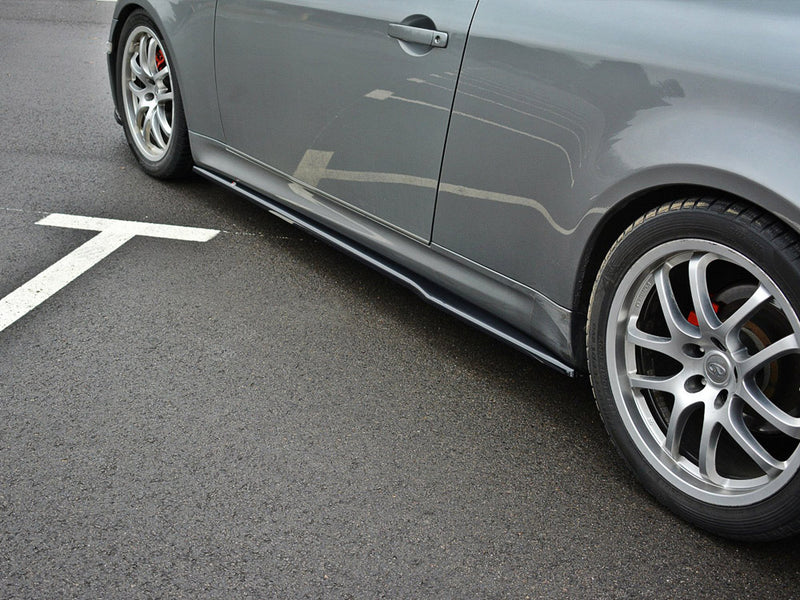 Maxton Design Side Skirts Splitters  Infiniti G35 Coupe (2003-2007) - Carbon Look