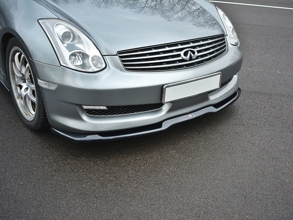Maxton Design Front Splitter V.1 Infiniti G35 Coupe (2003-2007) - Carbon Look
