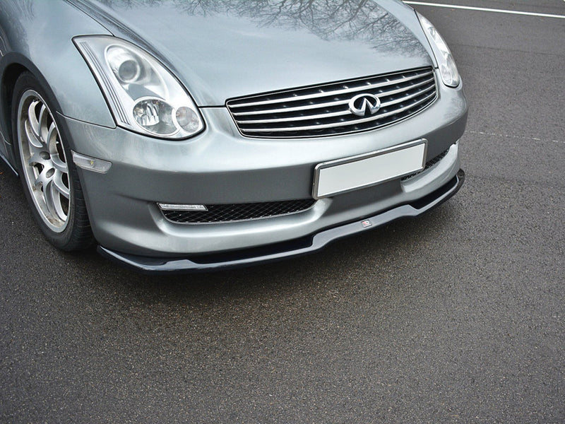 Maxton Design Front Splitter V.1 Infiniti G35 Coupe (2003-2007) - Carbon Look