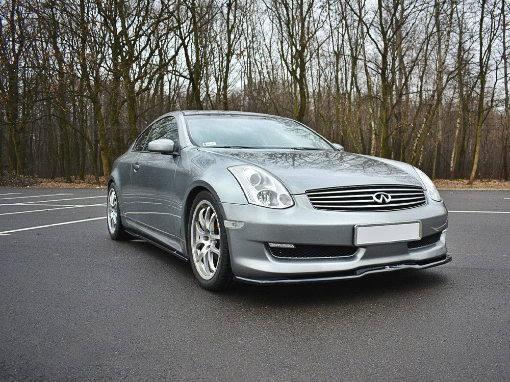 Maxton Design Front Splitter V.1 Infiniti G35 Coupe (2003-2007) - Carbon Look